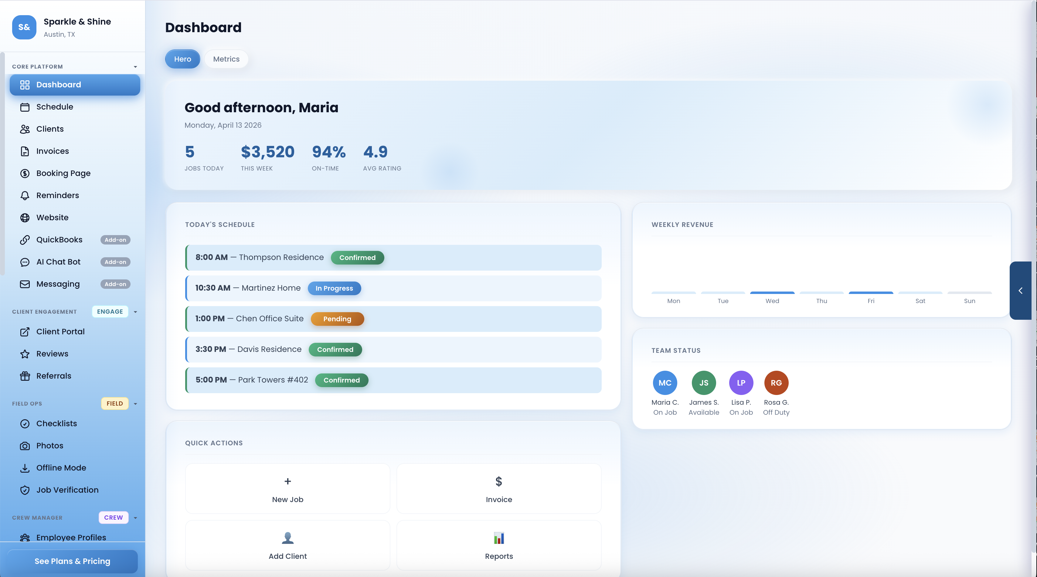 Dashboard Preview